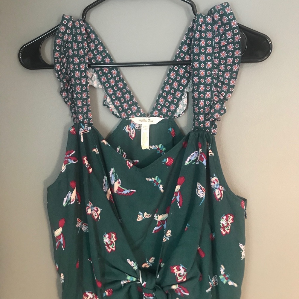 Matilda Jane Evergreen Dream Jumpsuit Size Small